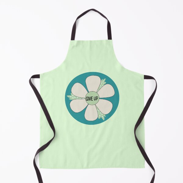 Item preview, Green Give Up Daisy Flower Badge designed and sold by Pink Ribbon.