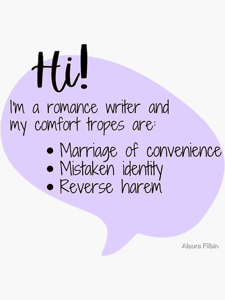 Romance Author tropes 7 by alaurafilbinlit