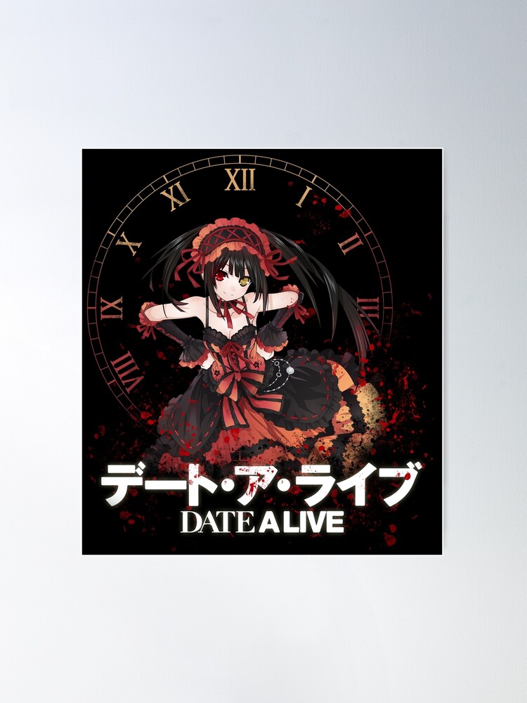 Kurumi Tokisaki Date A Live Clock for Sale by Spacefoxart