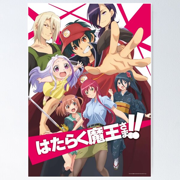 The Devil Is A Part Timer Hataraku Maou-sama! Posters White Paper Anime Art  Painting Pictures Home Room Wall Decor Aesthetic - AliExpress