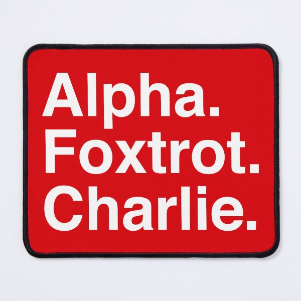 Item preview, Alpha Foxtrot Charlie designed and sold by Confusion101.
