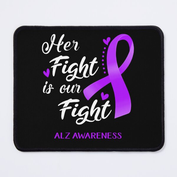Item preview, Alzheimers Awareness  Her Fight Is Our Fight ALZ Awareness Support ALZ Warrior Gifts  designed and sold by OtiliaNikolaus.
