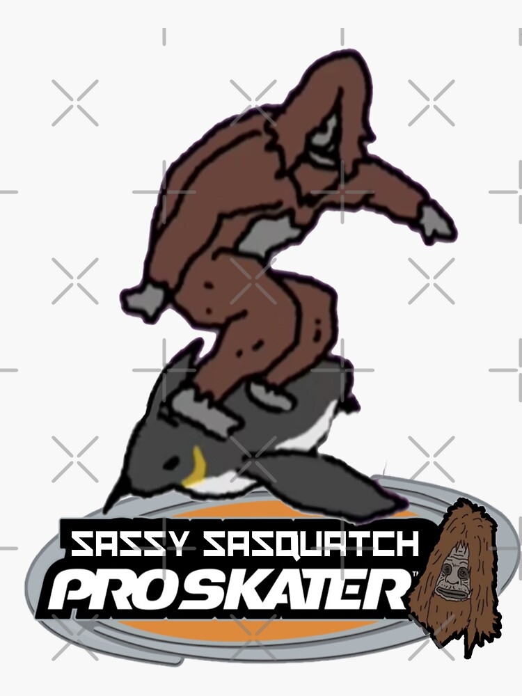 Sassy the sasquatch  Sticker for Sale by SturgesC