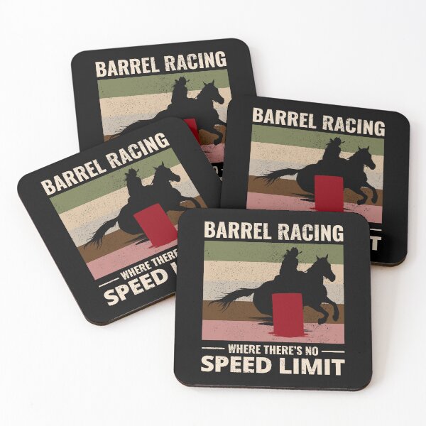 Aperçu de l'œuvre Barrel Racer Rodeo Racing Équitation Cowgirl créée et vendue par TastefulTees.