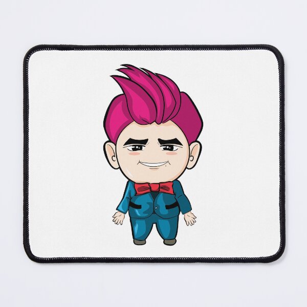 Item preview, Adorable Chibi Boy With Red Hair and Red Bowtie designed and sold by CreativeCranium.