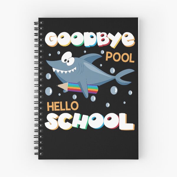 Item preview, Funny Sharks Goodbye Pool Hello School Teacher Kindergarten designed and sold by ScottSlade.