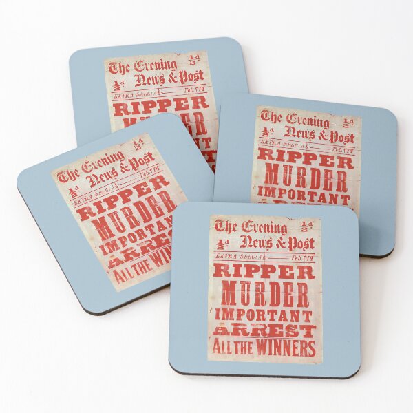 Item preview, A Bloodsoaked Symphony Ripper Murder Newspaper Graphic Gifts designed and sold by SilviaHecher.