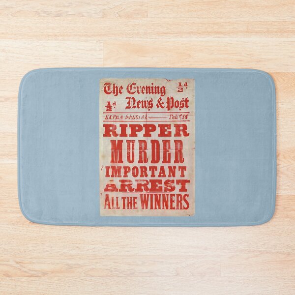 Item preview, A Bloodsoaked Symphony Ripper Murder Newspaper Graphic Gifts designed and sold by SilviaHecher.