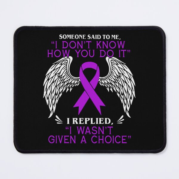 Item preview, Alzheimers Awareness How You Do It I Wasnt Given A Choice Alzheimers Awareness Peach Ribbon Warrior designed and sold by OtiliaNikolaus.