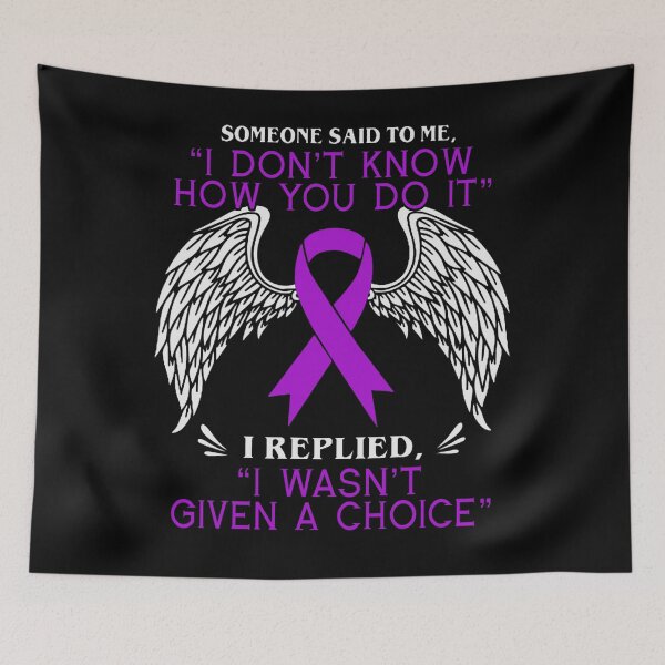 Item preview, Alzheimers Awareness  How You Do It I Wasnt Given A Choice Alzheimers Awareness Peach Ribbon Warrior  designed and sold by OtiliaNikolaus.