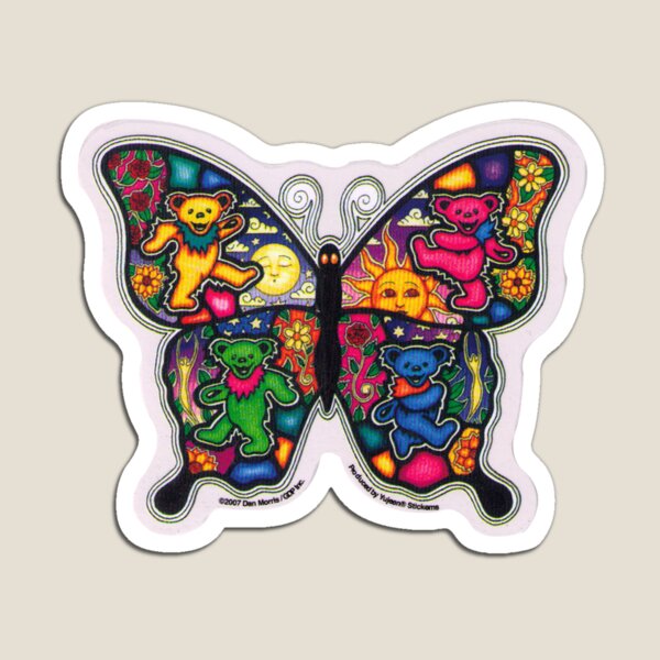 SM209 Grateful Dead Jerry Marching Bears 2 by 3 Inch Metal Refrigerator Magnet 