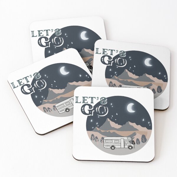 Item preview, let's go camping car designed and sold by PrintLess-77.