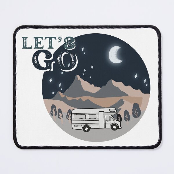 Item preview, let's go camping car designed and sold by PrintLess-77.