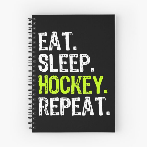 Item preview, Eat Sleep Hockey Repeat Player Fan Cool Funny designed and sold by zimmermansmp.