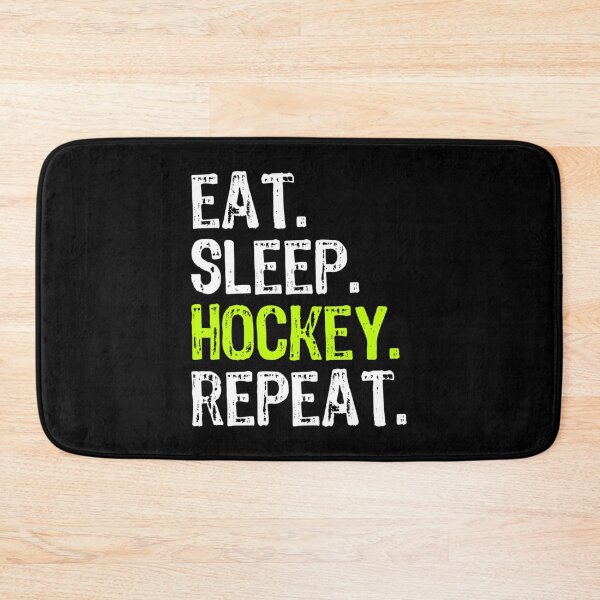 Item preview, Eat Sleep Hockey Repeat Player Fan Cool Funny designed and sold by zimmermansmp.
