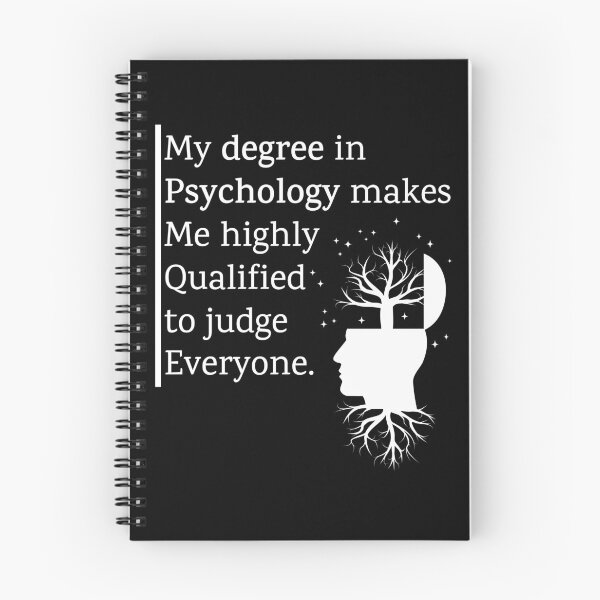 Item preview, My Degree In Psychology Makes Me Highly Qualified To Judge Everyone Quote designed and sold by Shop801.