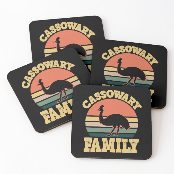 Item preview, Cassowary Family Cassowary Party designed and sold by eternallygifted.