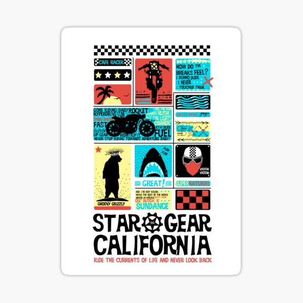 Ride the Currents Sticker