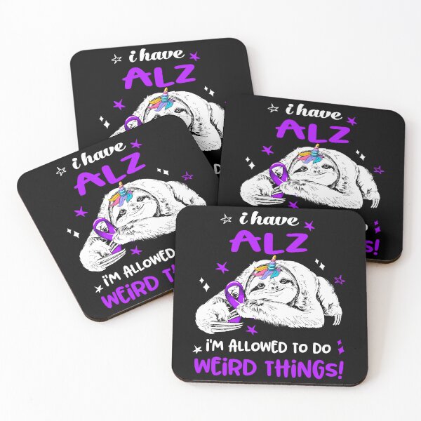 Item preview, Alzheimers Awareness  I Have ALZ I'm Allowed To Do Weird Things designed and sold by OtiliaNikolaus.
