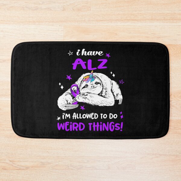 Item preview, Alzheimers Awareness  I Have ALZ I'm Allowed To Do Weird Things designed and sold by OtiliaNikolaus.