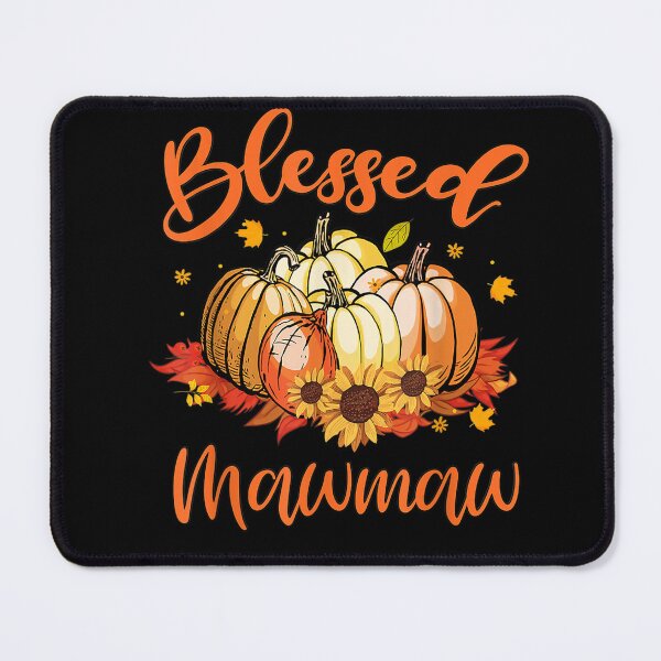 Item preview, Womens Blessed Mawmaw Pumpkin Thanksgiving Suower T-Shirt designed and sold by BeiswengerBing.