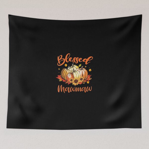 Item preview, Womens Blessed Mawmaw Pumpkin Thanksgiving Suower T-Shirt designed and sold by BeiswengerBing.
