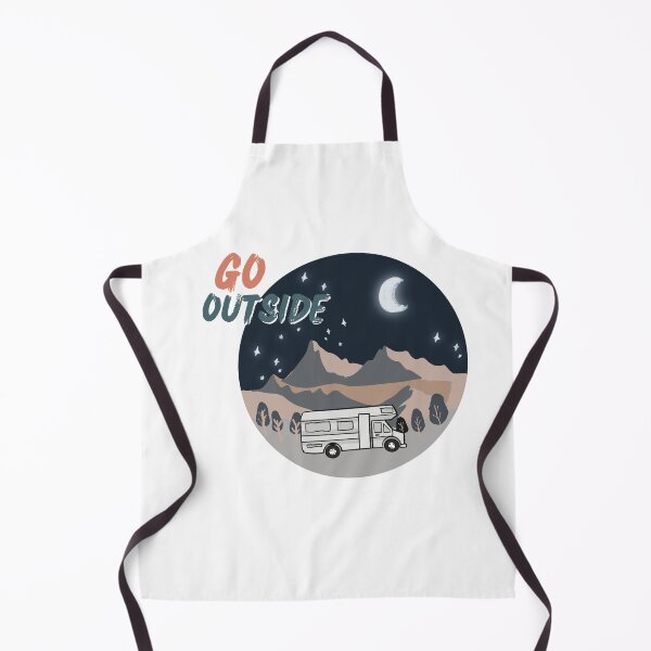 Item preview, go outside camping with camping car designed and sold by PrintLess-77.