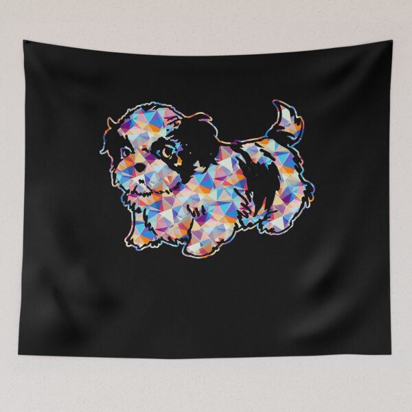 Item preview, Cool And Awesome Shih Tzu Geometric designed and sold by UnknownArtistt.