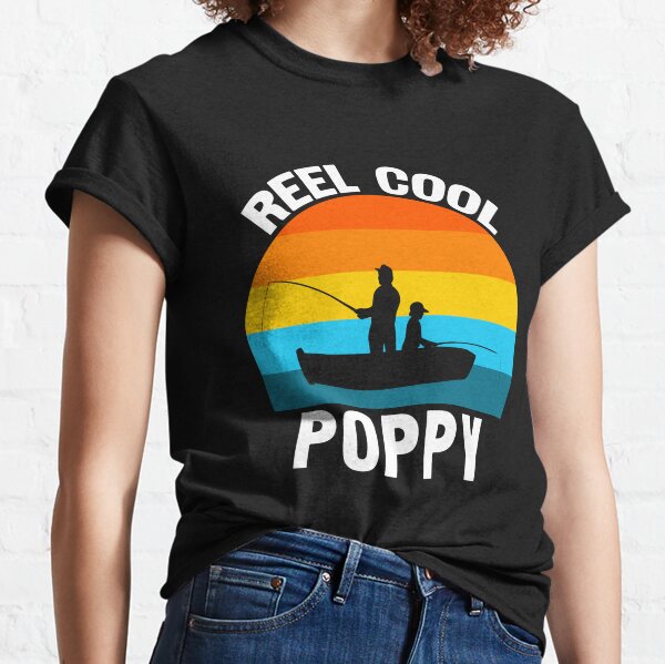 Reel Cool Pawpaw Fishing Shirt Mens, Grandpa Fishing T-Shirts