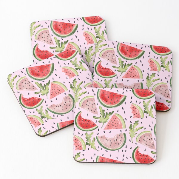 Item preview, Watermelon Summer With Pink Background  designed and sold by missmann.