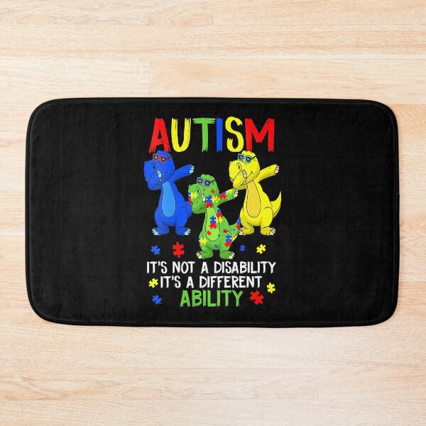 Item preview, Autism It's Not A Disability It's A Different Ability Autism Dinosaur T rex Dabbing designed and sold by HaaChris-Artis.