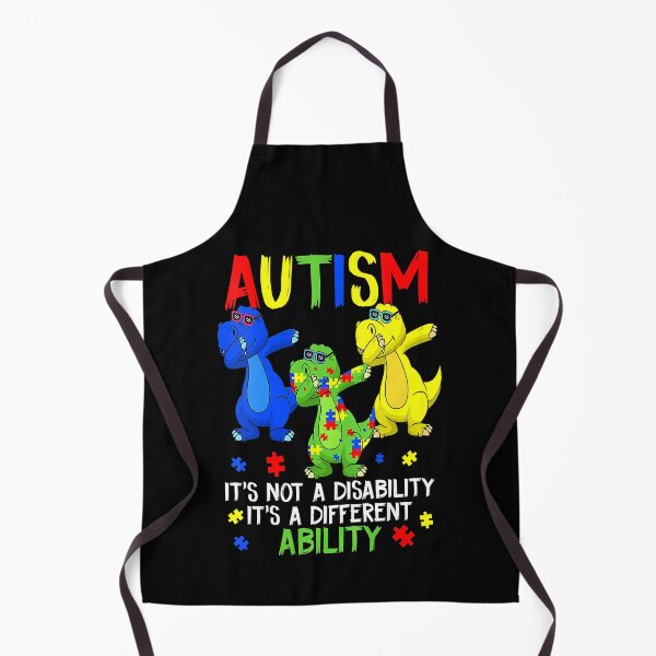 Item preview, Autism It's Not A Disability It's A Different Ability Autism Dinosaur T rex Dabbing designed and sold by HaaChris-Artis.