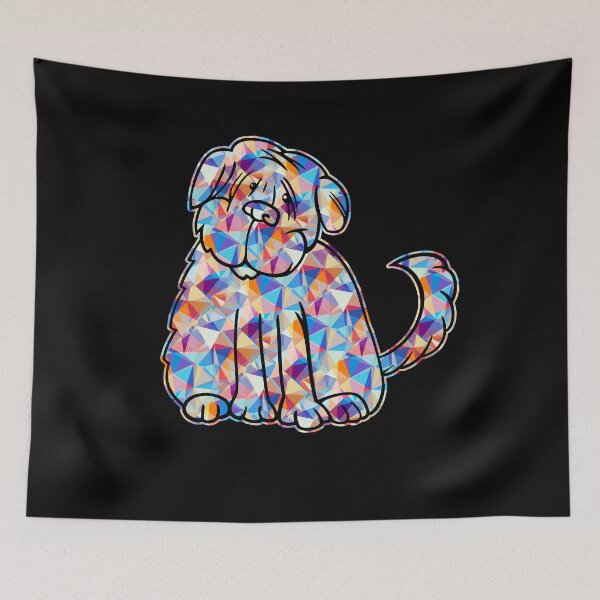 Item preview, Cool And Awesome Tibetan Terrier Geometric designed and sold by UnknownArtistt.