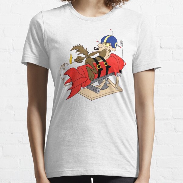 Wile Coyote Launching red by t-Shirt Essential T-Shirt