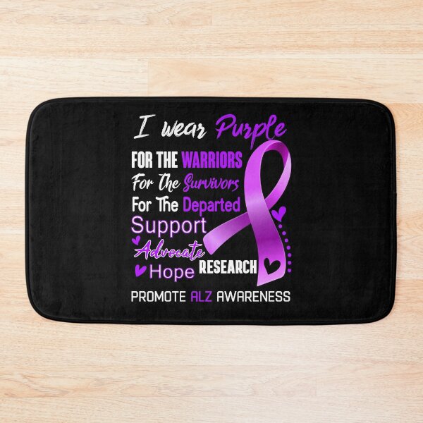 Item preview, Alzheimers Awareness  I Wear Purple For ALZ Awareness Support ALZ Warrior Gifts  designed and sold by OtiliaNikolaus.