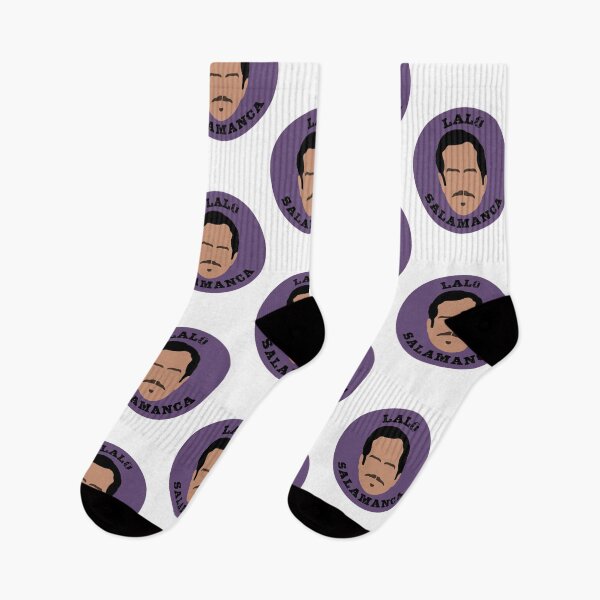 Item preview, Lalo Salamanca Purple Sticker designed and sold by SimonHarpera.