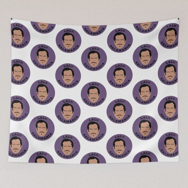 Item preview, Lalo Salamanca Purple Sticker designed and sold by SimonHarpera.
