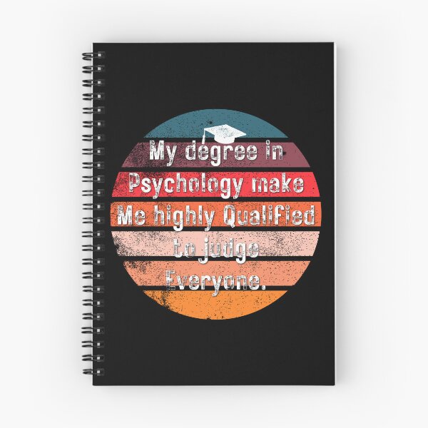 Item preview, My Degree In Psychology Makes Me Highly Qualified To Judge Everyone Funny Quote designed and sold by Shop801.