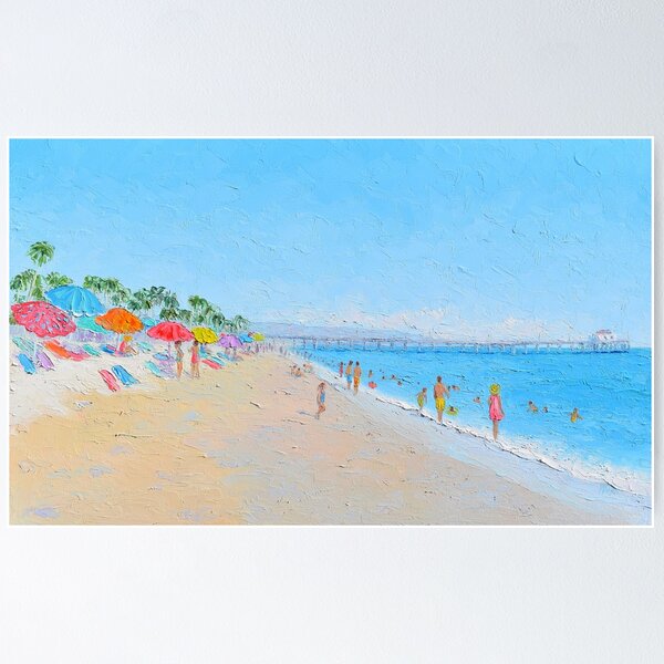 Item preview, Newport Beach and Balboa Pier California designed and sold by MatsonArtDesign.