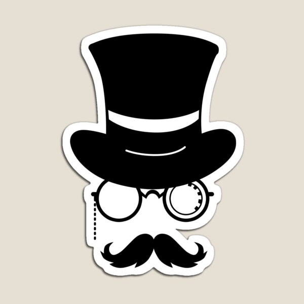 Mustache Monocle And Top Hat Gifts & Merchandise | Redbubble