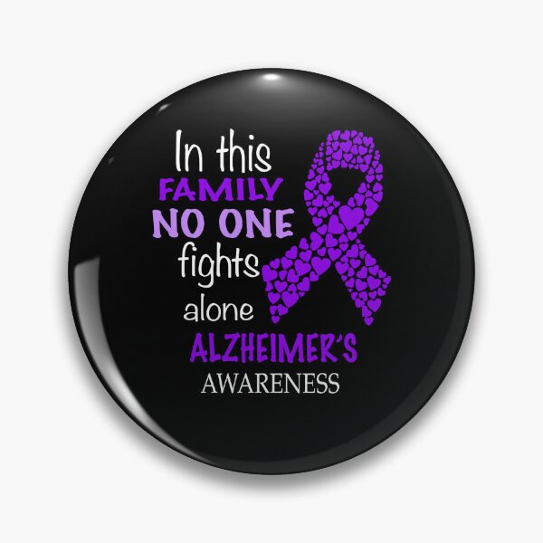 Item preview, Alzheimers Awareness  In His Family No One Fights Alzheimer's Alone  designed and sold by OtiliaNikolaus.
