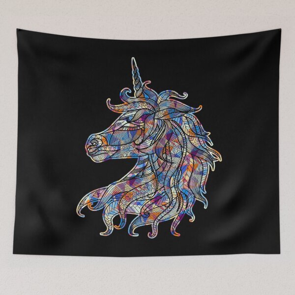Item preview, Cool And Awesome Unicorn Geometric designed and sold by UnknownArtistt.