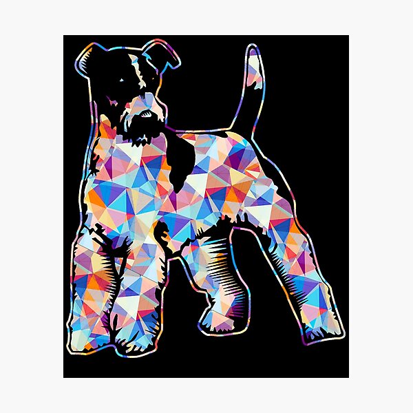 Item preview, Cool And Awesome Wire Fox Terrier Geometric designed and sold by UnknownArtistt.