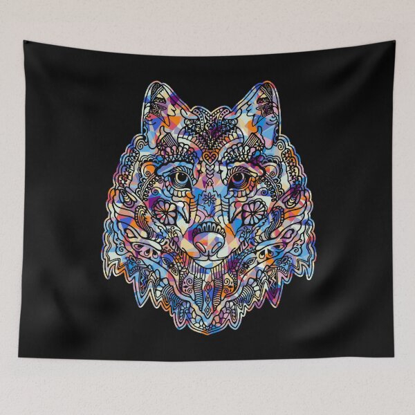 Item preview, Cool And Awesome Wolf Geometric designed and sold by UnknownArtistt.