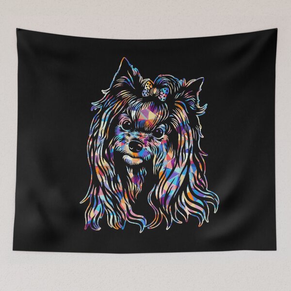 Item preview, Cool And Awesome Yorkshire Terrier Geometric designed and sold by UnknownArtistt.