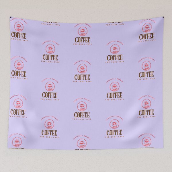 Item preview, Carefully brewed coffee for cool cats designed and sold by Sansiri.