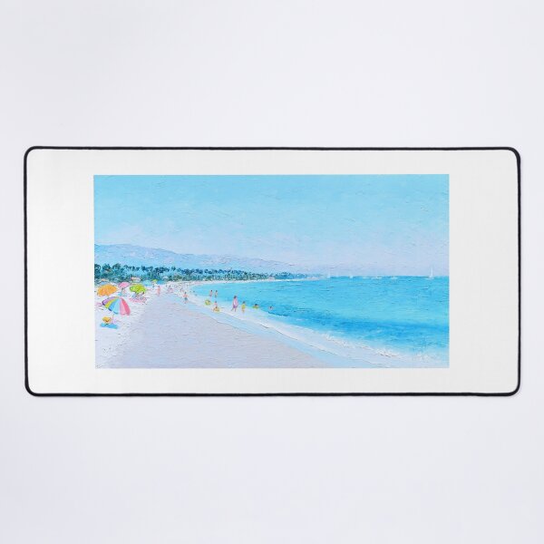 Item preview, Santa Barbara Beach painting designed and sold by MatsonArtDesign.