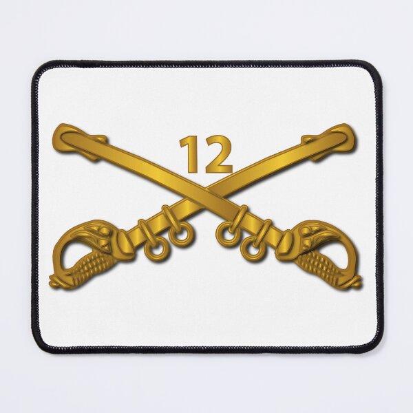 Item preview, Army - 12th Cavalry Branch wo Txt designed and sold by Military Insignia Products.