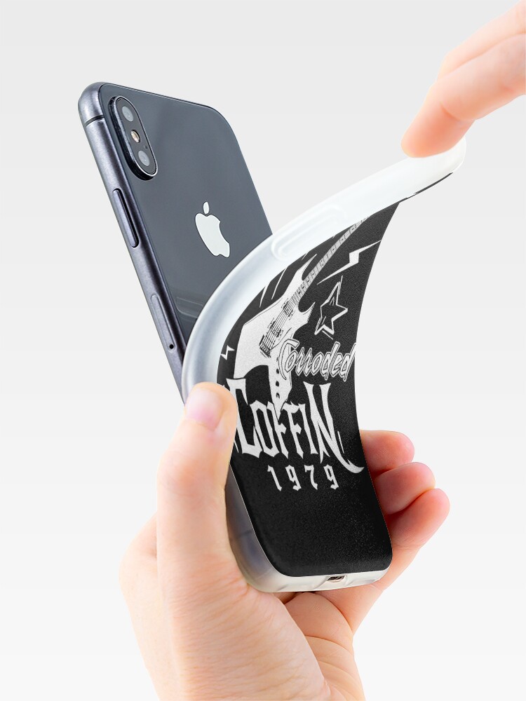 Disover Corroded Coffin Band iPhone Case