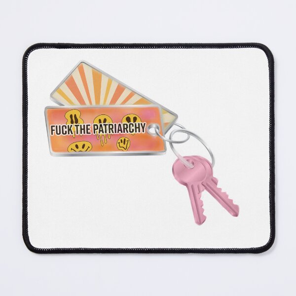 Item preview, f*ck the patriarchy key  designed and sold by sarahdillon.